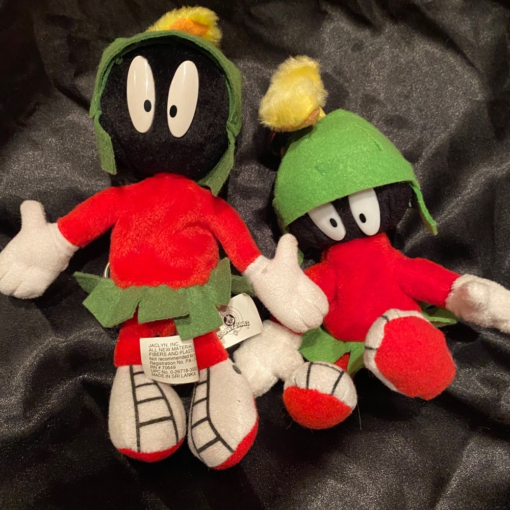 2 Plush Marvin the Martian